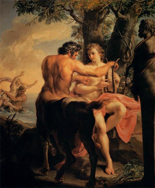 Achilles and the Centaur Chiron, 1746 - Помпео Батоні