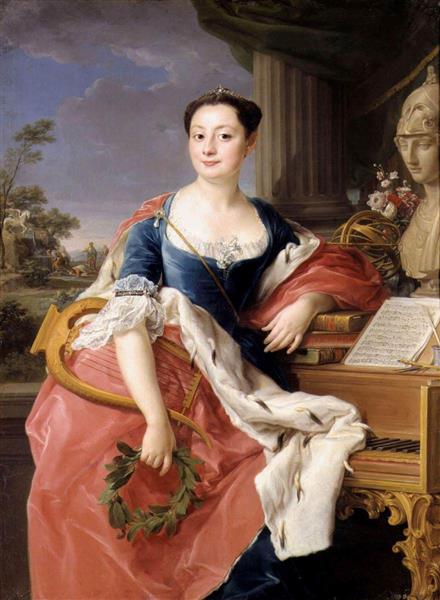 Portrait of Princess Giacinta Orsini Buoncampagni Ludovisi, c.1758 - Помпео Батоні