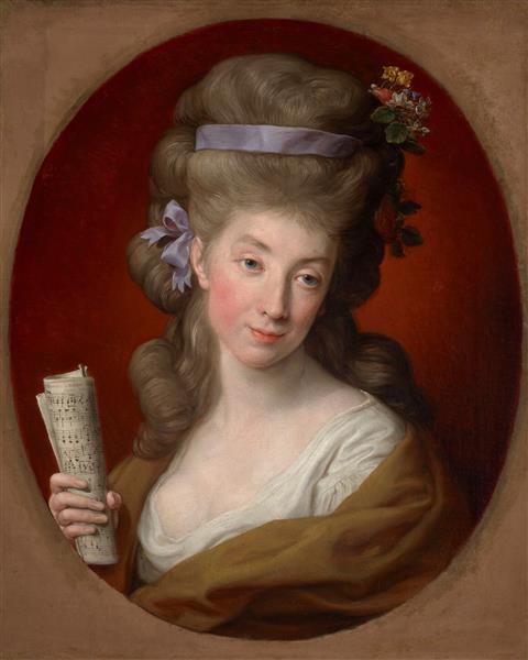 Portret Izabeli Z Lubomirskich Ignacowej Potockiej, 1780 - Pompeo Batoni