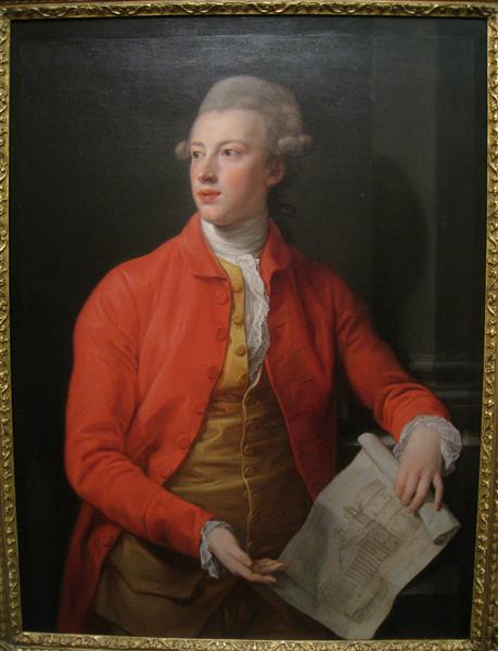 Portrait of John Corbet of Sundorne Castle, Shrewsbury, 1773 - Помпео Батоні