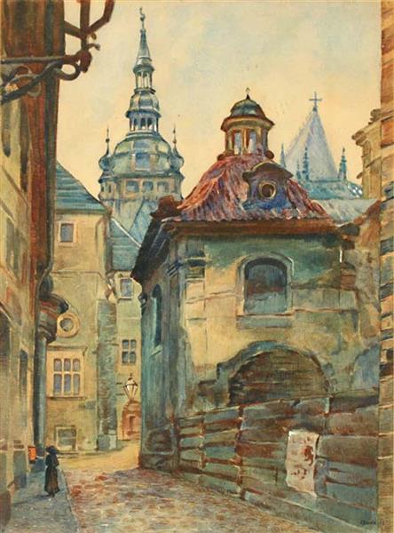Prague nooks, 1918 - Viktor Oliva