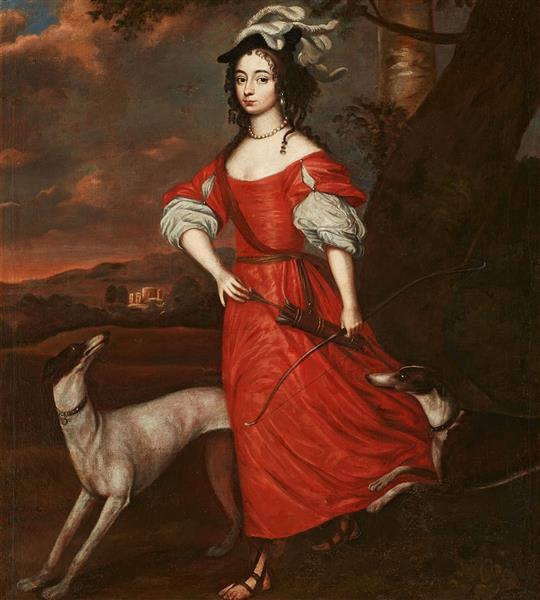 Portrait of Henriette Catharina of Nassau-Orange, Later Princess of Anhalt-dessau by Gerrit Van Honthorst - Gerard van Honthorst