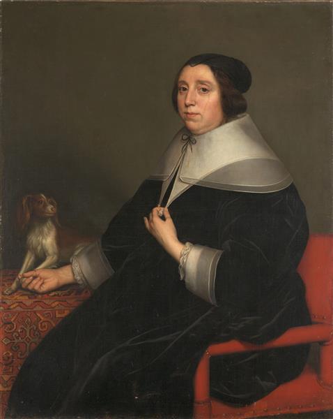 Portret Van Een Vrouw, 1655 - Gerard van Honthorst
