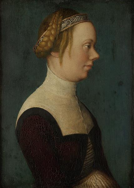 Portrait of a Woman, c.1518 - c.1520 - Hans Holbein, o Velho