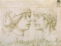 Portrait of the Artist's Sons - Hans Holbein, o Velho