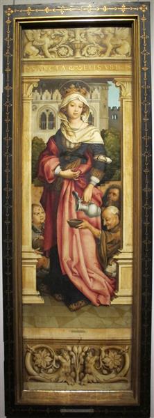 Maria Der Verkündigung  (Sebastiansaltar), 1516 - Ганс Гольбейн Старший