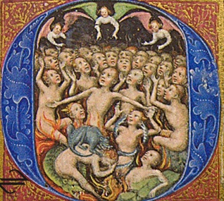 Souls in Purgatory, c.1450 - c.1451 - Штефан Лохнер