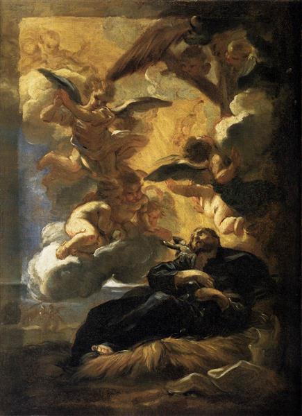 The Vision of St Francis Xavier - Giovanni Battista Gaulli
