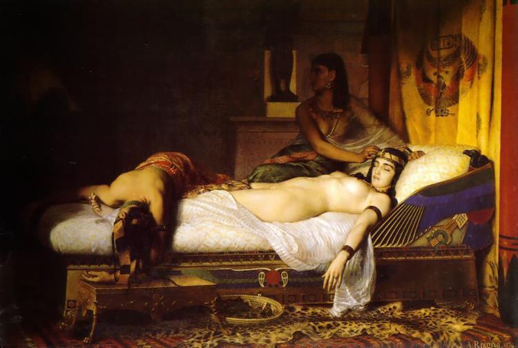 Death of Cleopatra, c.1874 - Jean-André Rixens