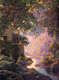The Old Glen Mill Large - Maxfield Parrish