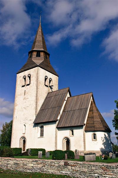 Церква Анга, Готланд, Швеція, c.1250 - Романська архітектура