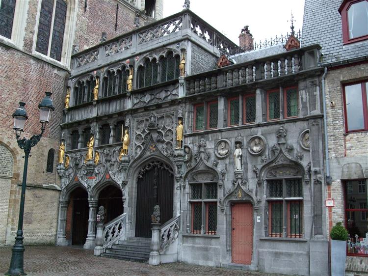 Basilica of the Holy Blood, Bruges, Belgium, 1134 - 1157 - Romanesque Architecture