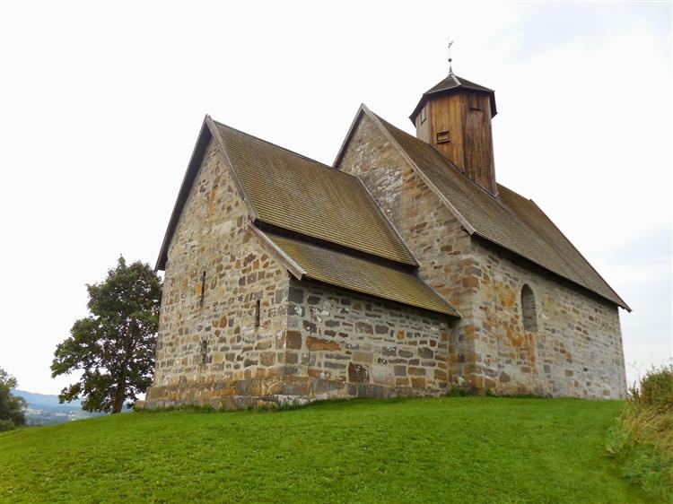 Tingelstad Old Church, Norway, 1220 - Романская архитектура