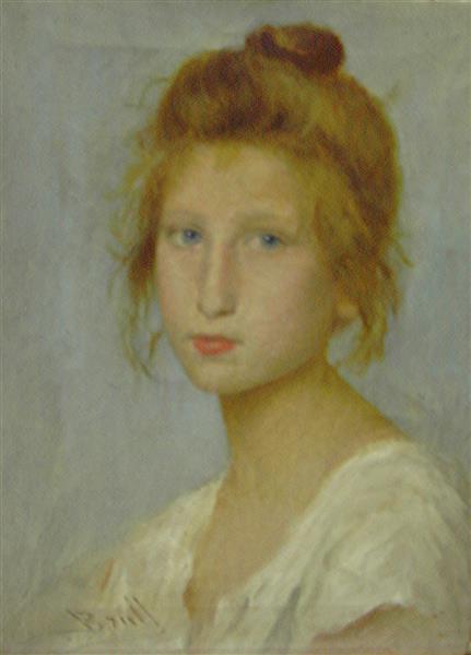 Study of a girl - Joan Brull