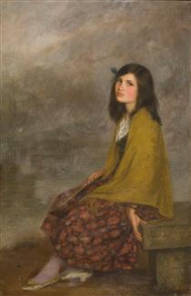 Mignon. Young gypsy woman - Жоан Бруль-и-Виньолес