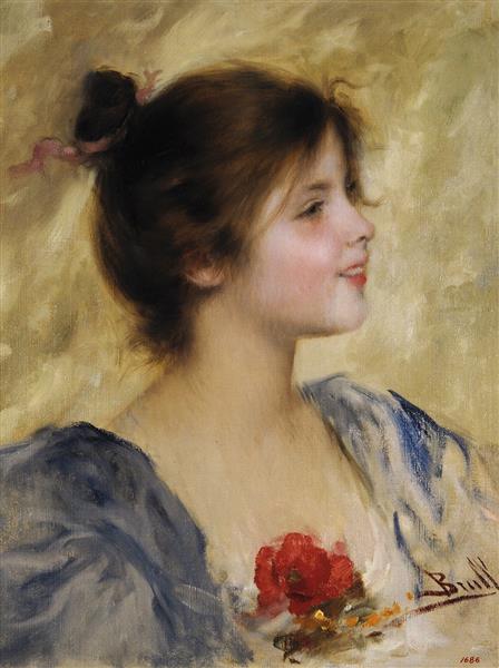 Portrait of a girl - Joan Brull