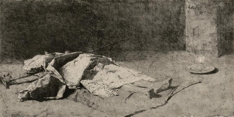 Dead Kabyle, 1867 - Marià Fortuny