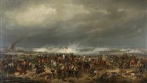 The Battle of Komorn - Oswald Achenbach
