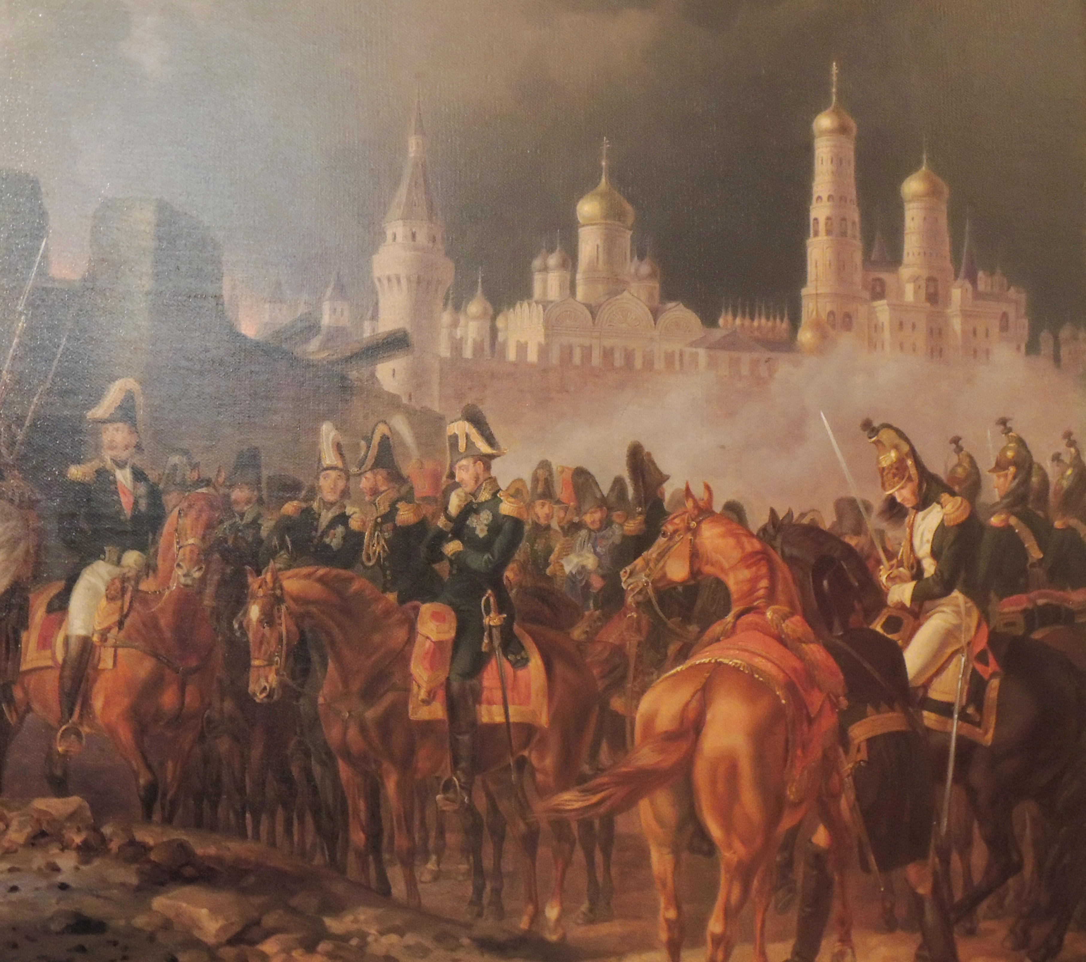 Оставил москву французам. Наполеон Бонапарт в Москве 1812. Французы в Москве 1812.
