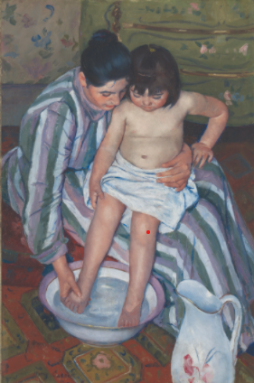 El Baño Del Niño, 1891 - Mary Cassatt