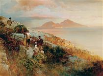 View of Capri - Oswald Achenbach