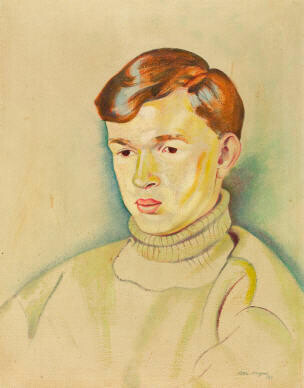 Portrait of Robert Erwin, 1953 - Rita Angus