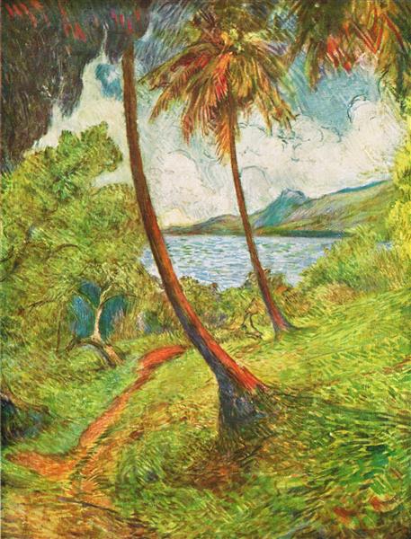 Landscape of Martinique, 1887 - Шарль Лаваль