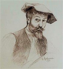 Self Portrait - Georges-Antoine Rochegrosse