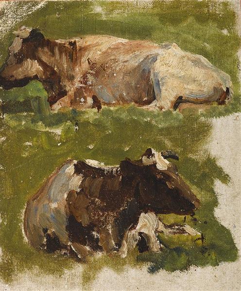 COWS AT MALAHIDE, COUNTY DUBLIN - Nathaniel Hone the Younger