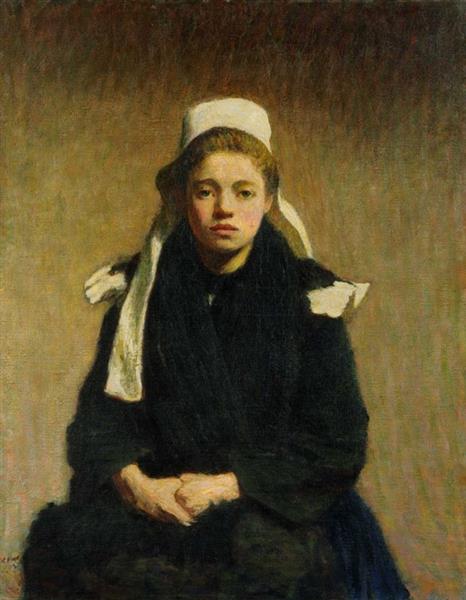 Une Jeune Bretone, 1903 - Родерик О’Конор