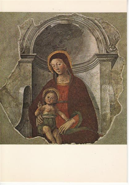 Madona s dítětem, Basilica di S.Nicola in Carcere - Антоніаццо Романо