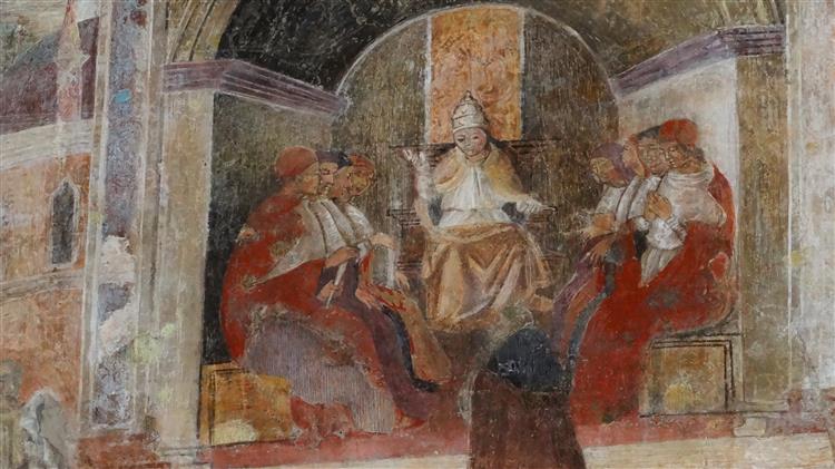 Processione di Sisto IV (detail) - Antoniazzo Romano
