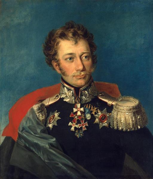 Vasily Dimitiyevich Ilovaysky, Russian Lieutenant General, c.1820 - c.1825 - Джордж Доу