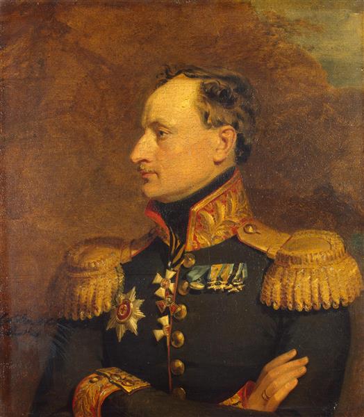 Portrait of Konstantin Von Benckendorff, Russian Lieutenent General and Diplomat, c.1823 - c.1826 - Джордж Доу