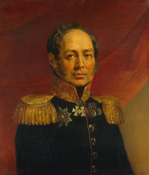 Portrait of Dmitry V. Lyalin, 1828 - Джордж Доу
