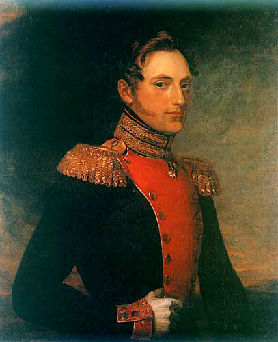 Nicholas I of Russia (then Merely a Second in the Order of Succession) in 1823, by George Dawe, 1823 - Джордж Доу
