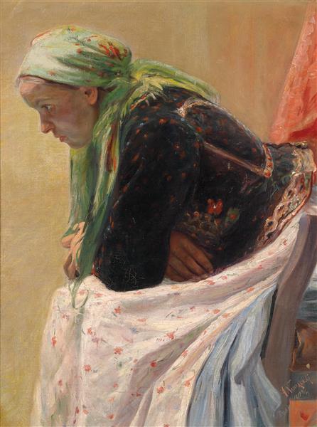 In thought, 1899 - Oleksa Nowakiwskyj