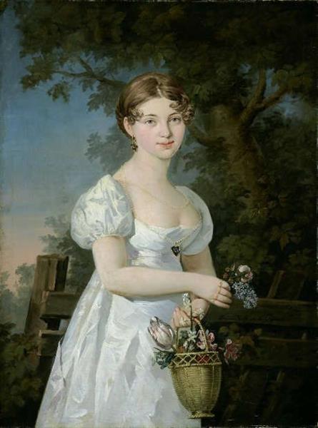 Portraet Anna Maria Lergetporer, 1811 - Barbara Krafft