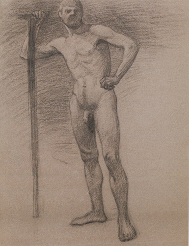 Étude De Nu Masculin, 1905 - Eugène Jansson