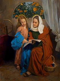 St. Ana and the Young Virgin - Raúl Berzosa