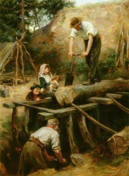 Woodsawyers, 1896 - Ralph Hedley