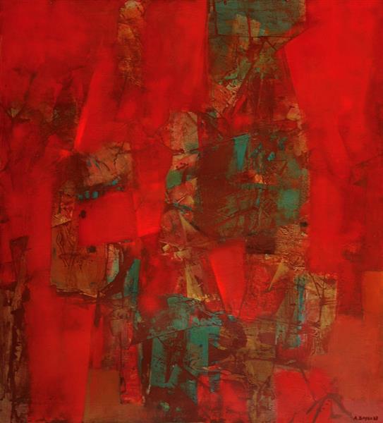Red Wall, 1987 - Alexander Bogen