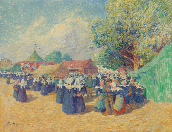 Fête Foraine En Bretagne, 1900 - Ferdinand du Puigaudeau