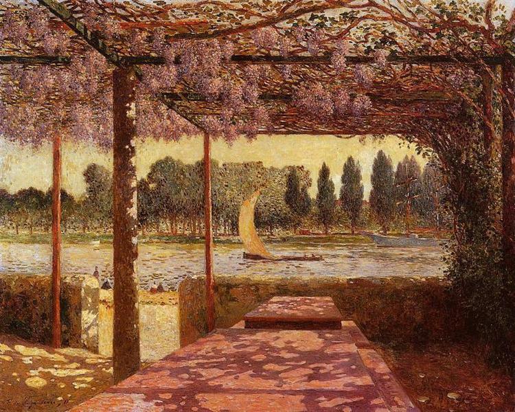 The Trellis by the River, 1911 - Ferdinand du Puigaudeau