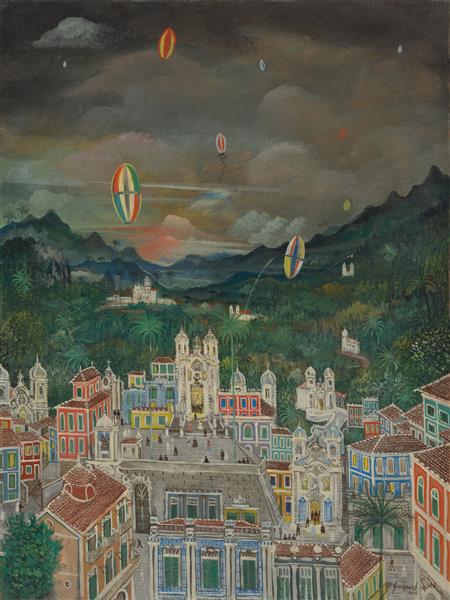 Ouro Preto. St. John's Eve, 1942 - Alberto da Veiga Guignard