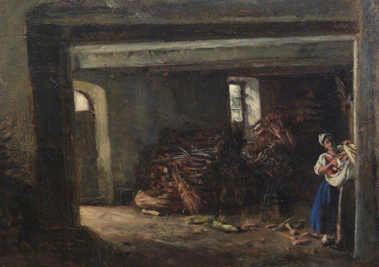 The Wood Store, Avignon, 1869 - Thomas Stuart Smith