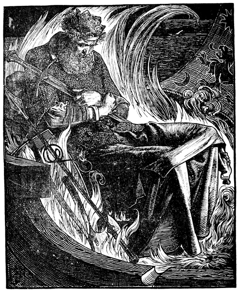 A Norse Legend (Walter Thornbury), 1862 - Frederick Sandys