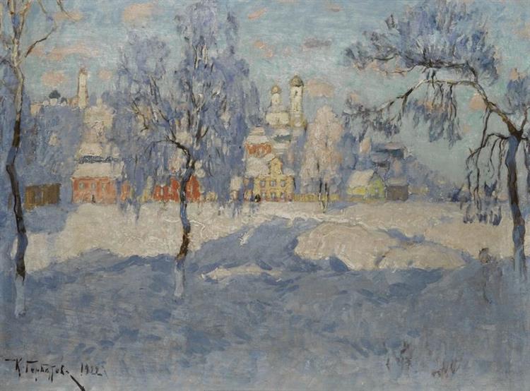 Pskov in Winter, 1922 - Константин Иванович Горбатов