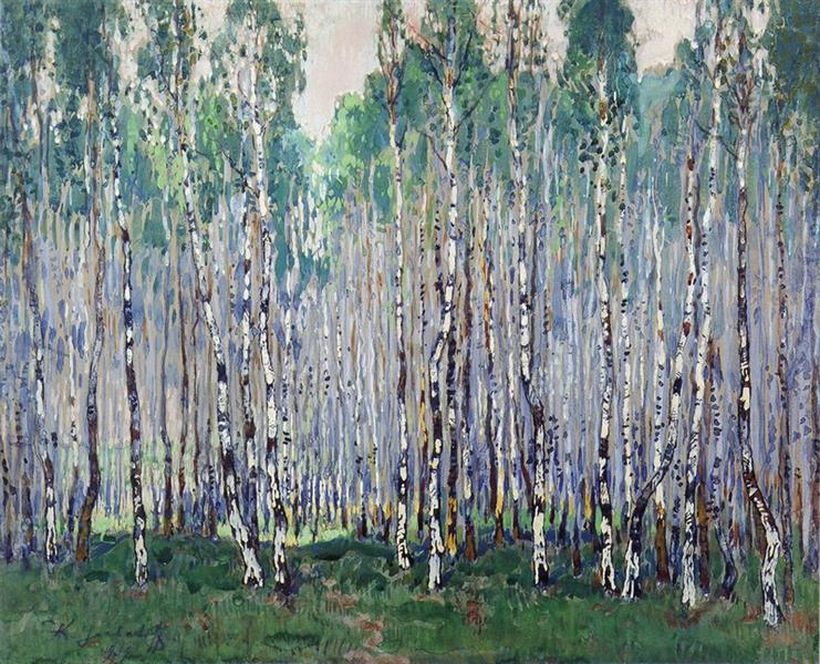 Spring in a Birch Forest, 1932 - Constantin Gorbatov