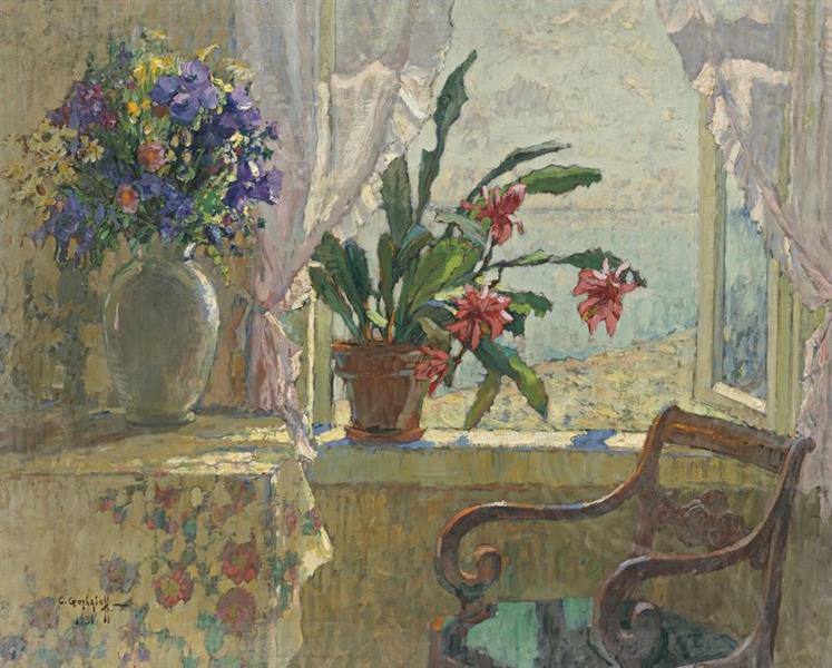 The Open Window, 1931 - Konstantin Ivanovich Gorbatov